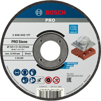 Bosch C 30 S BF Diamantsägeblatt - 115mm/22,23mm - Sicherheitsnorm Bosch C 30 S BF Diamantsägeblatt - 115mm/22,23mm - Sicherheitsnorm