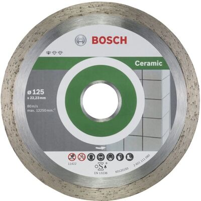 Bosch Modèle 2608603232 - Disque à tronçonner fiable pour céramique - Publicité Bosch Modèle 2608603232 - Disque à tronçonner fiable pour céramique - Publicité