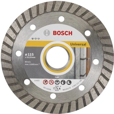 Bosch Universal Turbo Diamanttrennscheibe - 115mm-3 Varianten Bosch Universal Turbo Diamanttrennscheibe - 115mm-3 Varianten