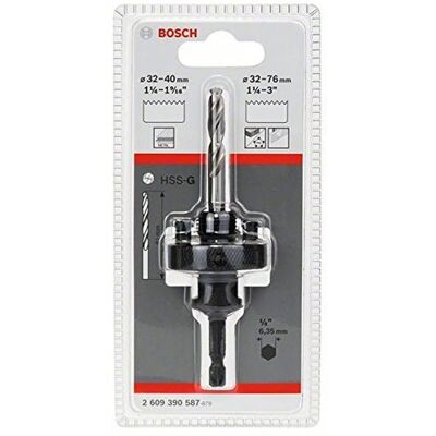 Adattatore esagonale Bosch per seghe a corona - Compatibile con avvitatori ad impatto Adattatore esagonale Bosch per seghe a corona - Compatibile con avvitatori ad impatto