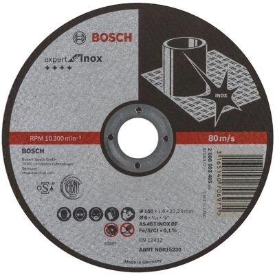Bosch Modell AS 46 T INOX BF Edelstahl Trennscheibe - Sicherheitszertifiziert Bosch Modell AS 46 T INOX BF Edelstahl Trennscheibe - Sicherheitszertifiziert