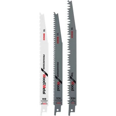 Bosch 2609256797 Stichsäbelsägeblätter-Set - 3 Stück Bosch 2609256797 Stichsäbelsägeblätter-Set - 3 Stück