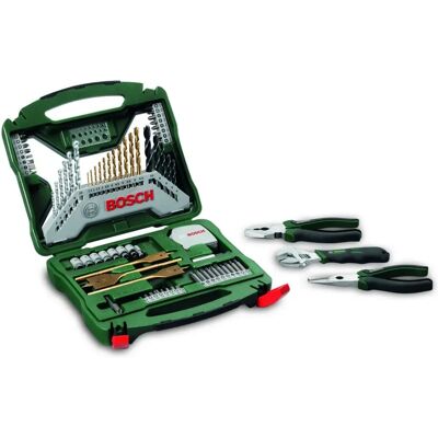 Zestaw wierteł Bosch - X-Line Titanium - 70 szt. - do metalu i drewna Zestaw wierteł Bosch - X-Line Titanium - 70 szt. - do metalu i drewna