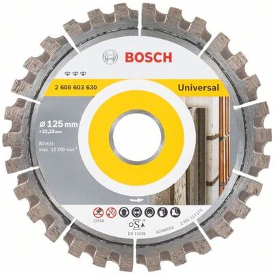 Bosch Modelo 2608603630 Disco de diamante para corte - Hormigón, ladrillo, azulejos Bosch Modelo 2608603630 Disco de diamante para corte - Hormigón, ladrillo, azulejos