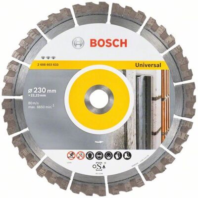 Bosch Modèle 2608603633 Disque diamant universel - Outil de coupe - Publicité Bosch Modèle 2608603633 Disque diamant universel - Outil de coupe - Publicité