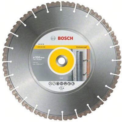 Bosch 2608603636 Diamant-Trennscheibe – Universal 350mm Bosch 2608603636 Diamant-Trennscheibe – Universal 350mm