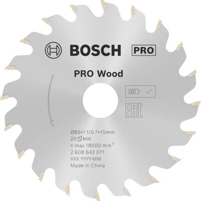Bosch Modell 2608643071 - Kreissägeblatt für Holz Bosch Modell 2608643071 - Kreissägeblatt für Holz