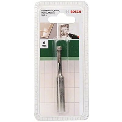 Bosch Diamantbohrer - 6mm für Nassarbeiten in Keramik & Stein Bosch Diamantbohrer - 6mm für Nassarbeiten in Keramik & Stein