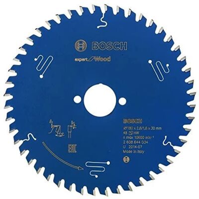 Bosch Modèle 2608644034 - Lame de scie circulaire à 48 dents - Publicité Bosch Modèle 2608644034 - Lame de scie circulaire à 48 dents - Publicité