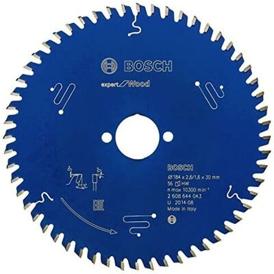 Bosch 2608644043 Tarcza do piły tarczowej - 56 zębów do drewna Bosch 2608644043 Tarcza do piły tarczowej - 56 zębów do drewna