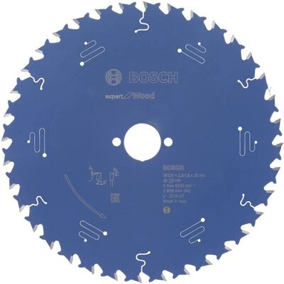 Bosch Rundsav 230mm - MicroteQ, ATB, 36 tænder - Træ Bosch Rundsav 230mm - MicroteQ, ATB, 36 tænder - Træ