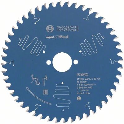 Bosch 2608644085 Kreissägeblatt - 48 Zähne für Holz Bosch 2608644085 Kreissägeblatt - 48 Zähne für Holz
