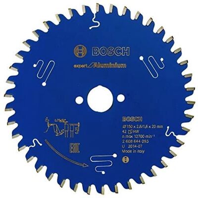 Bosch 2608644093 Kreissägeblatt - Aluminium, 150mm, 42 Zähne Bosch 2608644093 Kreissägeblatt - Aluminium, 150mm, 42 Zähne