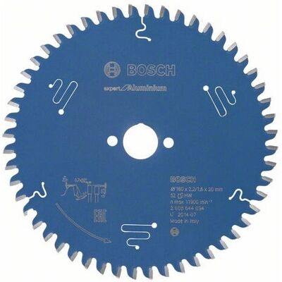 Bosch 2608644094 Kreissägeblatt - Aluminium, 52 Zähne, 16cm Bosch 2608644094 Kreissägeblatt - Aluminium, 52 Zähne, 16cm