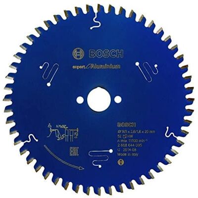 Bosch 2608644095 Kreissägeblatt - 52 Zähne - 165mm Durchmesser Bosch 2608644095 Kreissägeblatt - 52 Zähne - 165mm Durchmesser