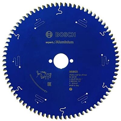 Bosch 2608644107 Lama di sega circolare - Alluminio - 23,5 cm - 80 denti Bosch 2608644107 Lama di sega circolare - Alluminio - 23,5 cm - 80 denti