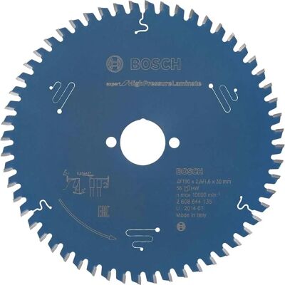 Bosch Cirkel sågblad 190x30mm 56 Tänder - Högttryckslaminat Bosch Cirkel sågblad 190x30mm 56 Tänder - Högttryckslaminat