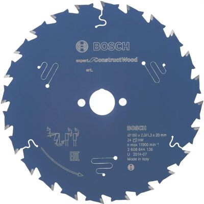 Bosch Kreissägeblatt für Bauholz - 160mm, 24 Zähne, ATB Pyramide Bosch Kreissägeblatt für Bauholz - 160mm, 24 Zähne, ATB Pyramide
