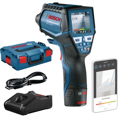 Bosch GIS 1000 C Profi-Infrarot-Thermometer mit Akku & Zubehör Bosch GIS 1000 C Profi-Infrarot-Thermometer mit Akku & Zubehör