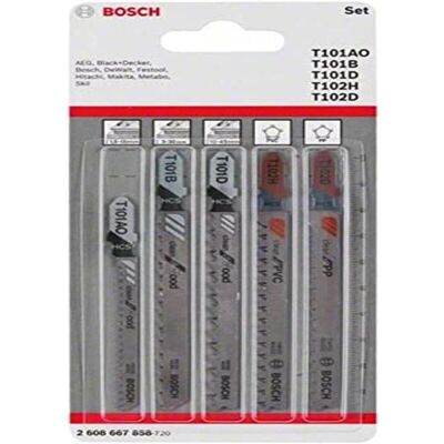 Bosch Zubehör 2608667858 Sägeblätter-Set - Holz & Kunststoff Bosch Zubehör 2608667858 Sägeblätter-Set - Holz & Kunststoff