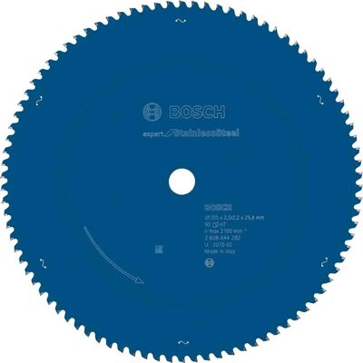 Lame de scie circulaire Bosch bleue 2608644282 pour acier inoxydable - 90 dents - Publicité Lame de scie circulaire Bosch bleue 2608644282 pour acier inoxydable - 90 dents - Publicité