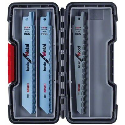 Bosch 2607010901 Bocas de sierra recíproca - Juego para madera y metal Bosch 2607010901 Bocas de sierra recíproca - Juego para madera y metal