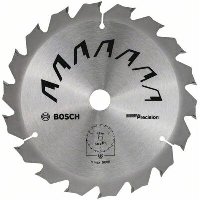 Bosch 2609256D62 Lâmina de serra circular - Ø 150mm, furo de 16mm, dentes de carbeto - Alta precisão Bosch 2609256D62 Lâmina de serra circular - Ø 150mm, furo de 16mm, dentes de carbeto - Alta precisão
