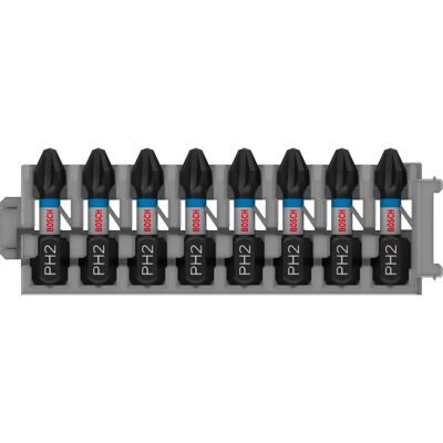 Bosch Impact Screwdriver Bits - 8 Pack, 25mm Bosch Impact Screwdriver Bits - 8 Pack, 25mm