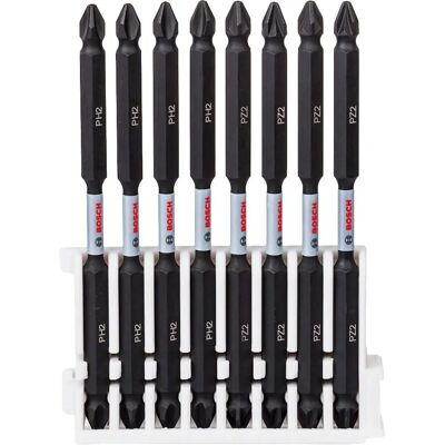 Bosch PZ2, PH2, 110 mm Impact Control Screwdriver Bits - Set Bosch PZ2, PH2, 110 mm Impact Control Screwdriver Bits - Set