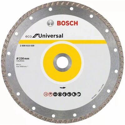 Bosch Disque Diamant Modèle - Disque Diamant 230mm Turbo Eco - Publicité Bosch Disque Diamant Modèle - Disque Diamant 230mm Turbo Eco - Publicité