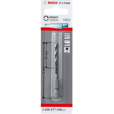 Bosch Modèle 2608577048 Mèche Impact Control - Acier - Publicité Bosch Modèle 2608577048 Mèche Impact Control - Acier - Publicité