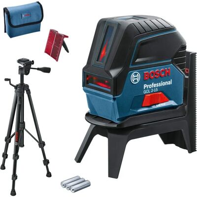Bosch GCL 2-15 Lasernivellierung mit Stativ & Halterung Bosch GCL 2-15 Lasernivellierung mit Stativ & Halterung