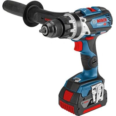 Bosch GSB 18V-85 C Akku-Schlagbohrmaschine - 2 Gänge - 75 Nm - Schwarz/Blau/Rot Bosch GSB 18V-85 C Akku-Schlagbohrmaschine - 2 Gänge - 75 Nm - Schwarz/Blau/Rot