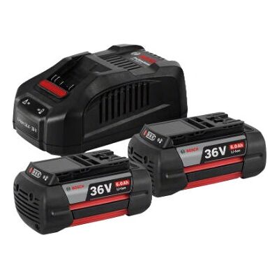 Bosch GAL 3680 CV + 2 x GBA 36 V 6,0 Ah - Publicité Bosch GAL 3680 CV + 2 x GBA 36 V 6,0 Ah - Publicité