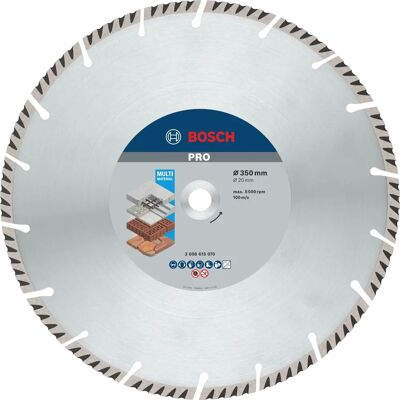 Bosch Diamantklinge - 350mm, 20mm hul, 3,3mm bredde - Universal Bosch Diamantklinge - 350mm, 20mm hul, 3,3mm bredde - Universal