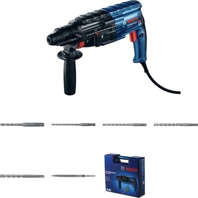 Bosch GBH 240 - Schlagbohrmaschine SDS Plus + Bohrerset Bosch GBH 240 - Schlagbohrmaschine SDS Plus + Bohrerset