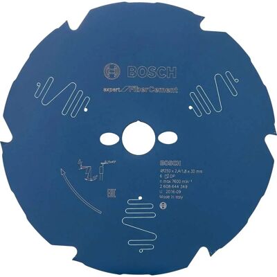 Bosch Expert Fiber Cement Circular Saw Blade - Durable 6 TPI 250mm Bosch Expert Fiber Cement Circular Saw Blade - Durable 6 TPI 250mm