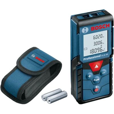 Distanziometro laser Bosch GLM 40 - Preciso, IP54, 40m Distanziometro laser Bosch GLM 40 - Preciso, IP54, 40m