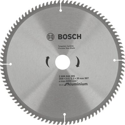 Bosch Lama circolare in alluminio - 254X30mm - 96 Denti - Eco Bosch Lama circolare in alluminio - 254X30mm - 96 Denti - Eco