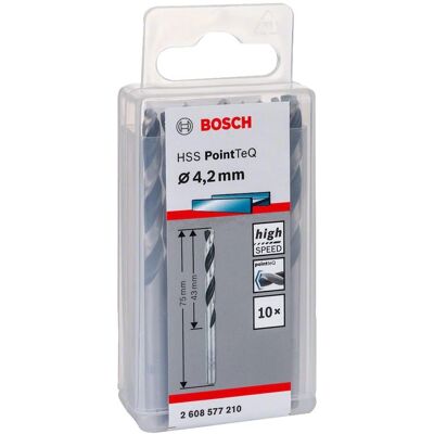 Bosch Modell 2608577210 Metallbohrer - 4,2mm - Packung mit 10 Bosch Modell 2608577210 Metallbohrer - 4,2mm - Packung mit 10