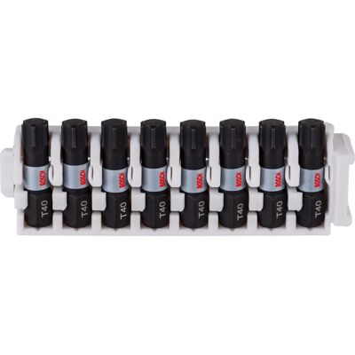 Bosch Impact Control Bit-Set - T40, 25 mm, 8 Stück Bosch Impact Control Bit-Set - T40, 25 mm, 8 Stück