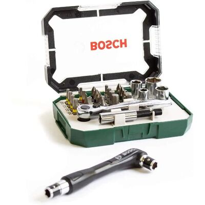 Bosch Schraubendreher Bit-Set - 26 Stück - Langlebiger Stahl Bosch Schraubendreher Bit-Set - 26 Stück - Langlebiger Stahl