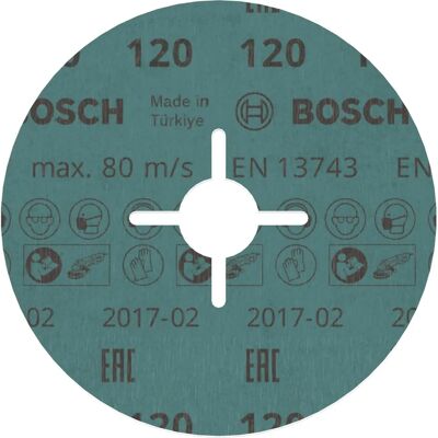 Bosch R780 Disque fibre - Métal & Inox - 125mm - Publicité Bosch R780 Disque fibre - Métal & Inox - 125mm - Publicité