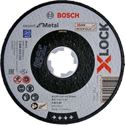 Bosch 2608619255 Winkelschleifer-Zubehör - Trennscheibe für Metall - 125mm Bosch 2608619255 Winkelschleifer-Zubehör - Trennscheibe für Metall - 125mm