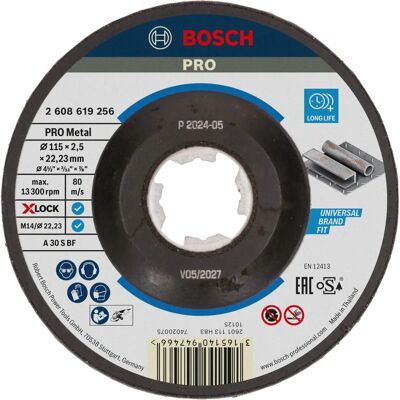 Disco da taglio Bosch Professional 115mm X-Lock per metallo Disco da taglio Bosch Professional 115mm X-Lock per metallo
