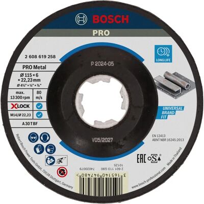 Disque de Meulage Expert pour Métal - 115mm x 6mm x 22.23mm - Disque de Meulage - Publicité Disque de Meulage Expert pour Métal - 115mm x 6mm x 22.23mm - Disque de Meulage - Publicité
