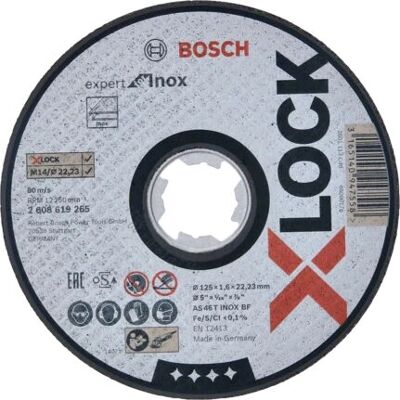 Disque de coupe inox Bosch Professional 125 mm - X-LOCK - Publicité Disque de coupe inox Bosch Professional 125 mm - X-LOCK - Publicité