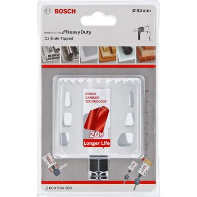 Bosch Endurance Heavy Duty Hartmetall-Lochsäge 83mm - Bohrzubehör Bosch Endurance Heavy Duty Hartmetall-Lochsäge 83mm - Bohrzubehör