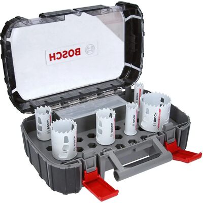 Bosch 2608594184 Set di seghe a tazza - Heavy Duty - 8 pezzi Bosch 2608594184 Set di seghe a tazza - Heavy Duty - 8 pezzi