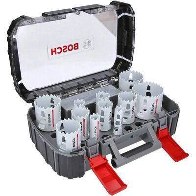 Conjunto de serras copo Heavy Duty Bosch - 11 peças 20-76mm Conjunto de serras copo Heavy Duty Bosch - 11 peças 20-76mm